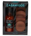 Casamigos - Anejo Holiday Giftset With 4 Coasters 0 (750)