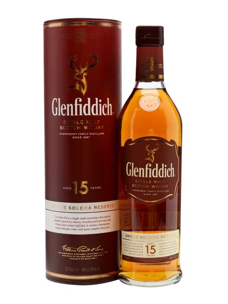 Glenfiddich - Single Malt Scotch Solera Reserve 15 Years Old - Pop\'s Wine &  Spirits