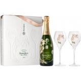 Perrier Jouet - Cuvee Belle Epoque Two Glass Gift Set 2014 (750)