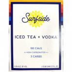 Surfside - Iced Tea Vodka ( 355ml X 4 ) (750)