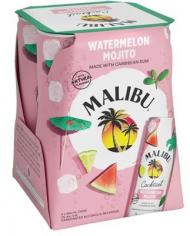 Malibu - Sparkling Watermelon Mojito (4 pack 355ml cans) (4 pack 355ml cans)