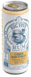 Big Five Rum Cocktail - Cuban Rum Punch (4 pack 355ml cans) (4 pack 355ml cans)