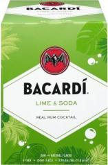 Bacardi Cocktails - Lime Soda (4 pack 355ml cans) (4 pack 355ml cans)