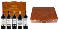 Bordeaux Gift Set - 5 bottles In Wood Brief Case (750ml) (750ml)
