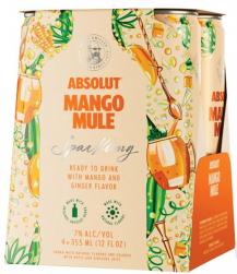 Absolut Cocktails - Mango Mule Sparkling (4 pack 355ml cans) (4 pack 355ml cans)